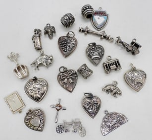 (22) STERLING CHARMS