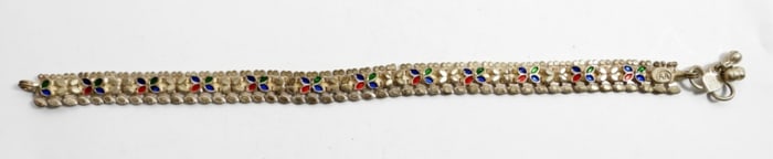EGYPTIAN .999 SILVER ANKLE BRACELET