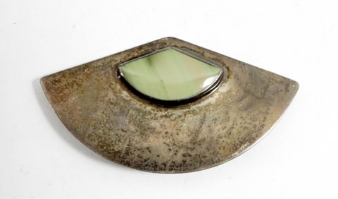 VTG SIGNED C A JOHNSON STERLING PIN
