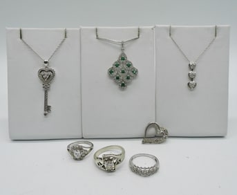 STERLING BLING RINGS & NECKLACES