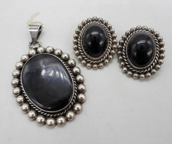 MEXICO 925 PENDANT & EARRING SET