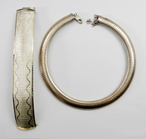 STUNNING NECKLACE BRACELET LOT .925