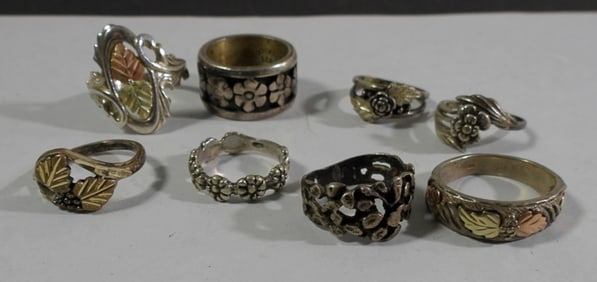 VINTAGE RING LOT .925
