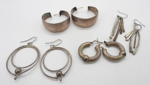 (4) PAIRS OF VINTAGE EARRINGS