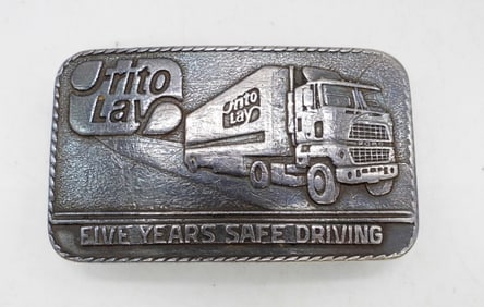 Frito Lay Sterling Belt Buckle