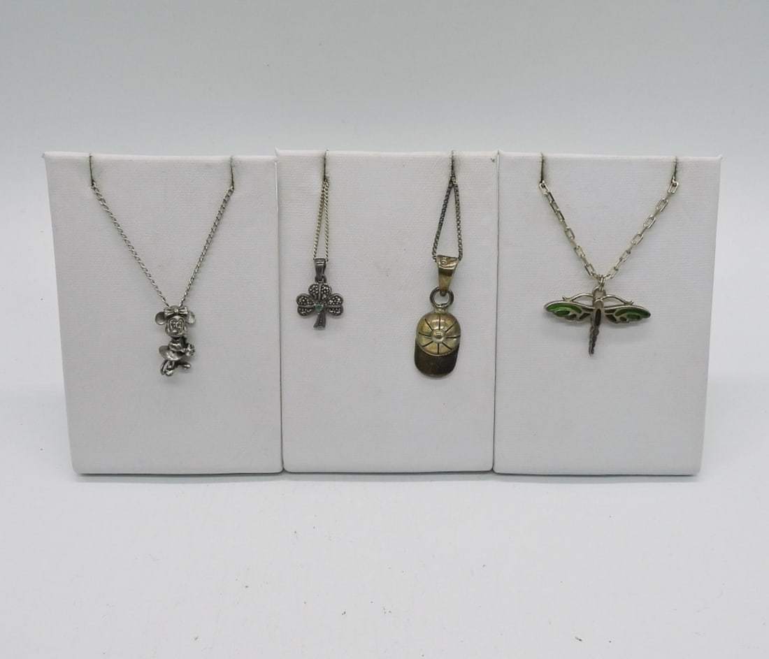 4 STERLING NECKLACES & PENDANTS (1 of 4)