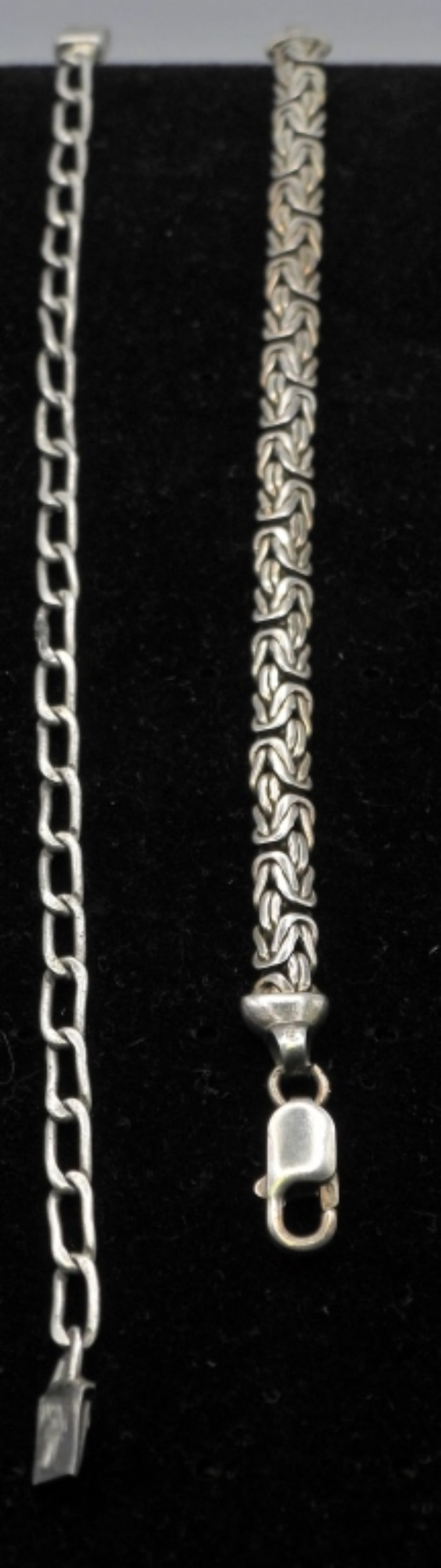 2CT MENS STERLING SILVER BRACELETS (1 of 3)