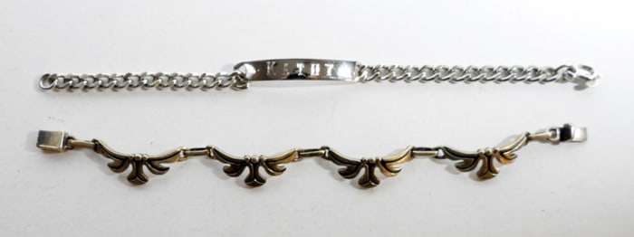 (2) STERLING SILVER BRACELETS