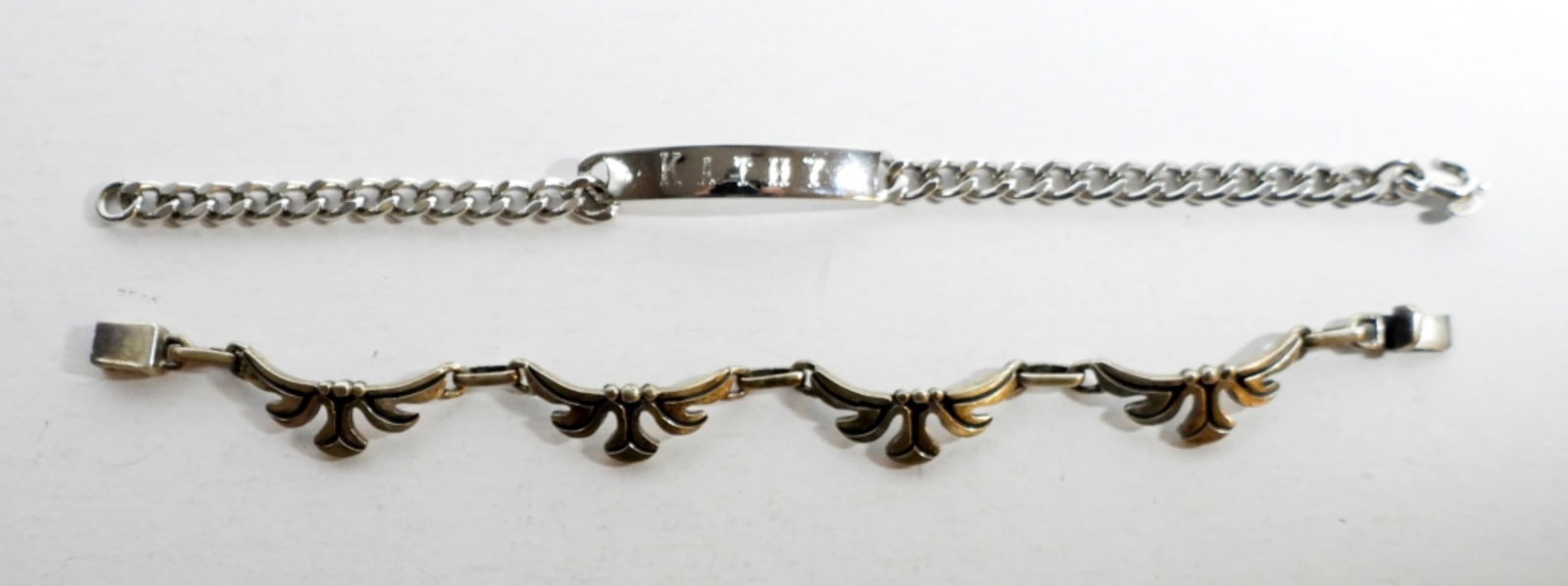 (2) STERLING SILVER BRACELETS (1 of 4)