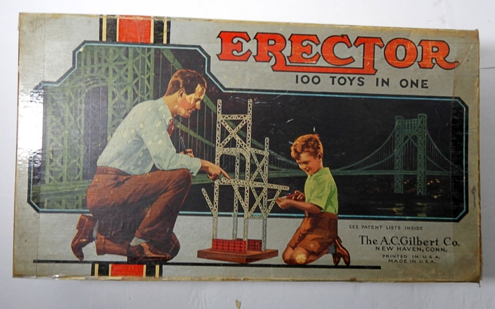 A.C. GILBERT CO. ERECTOR SET: FAIR CONDITION