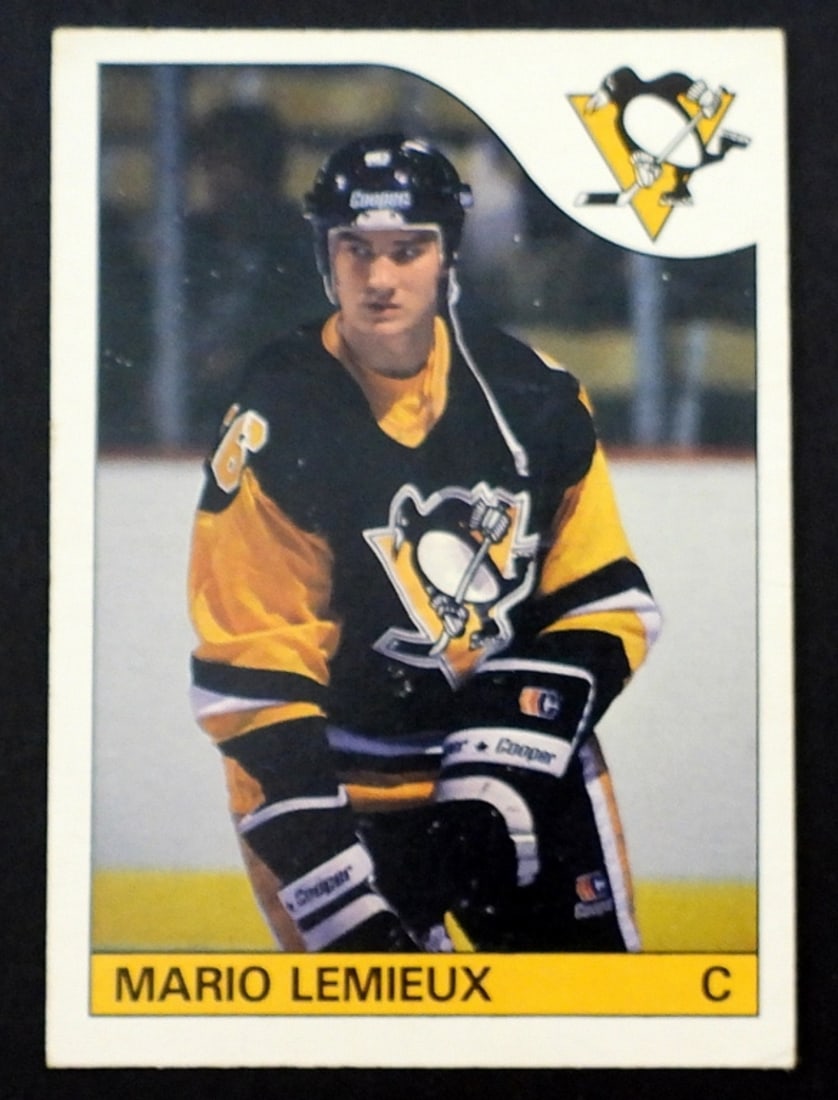 1985-86 O-Pee-Chee Mario Lemieux Rookie: #9 VGEX - GREAT COLOR & GLOSS
