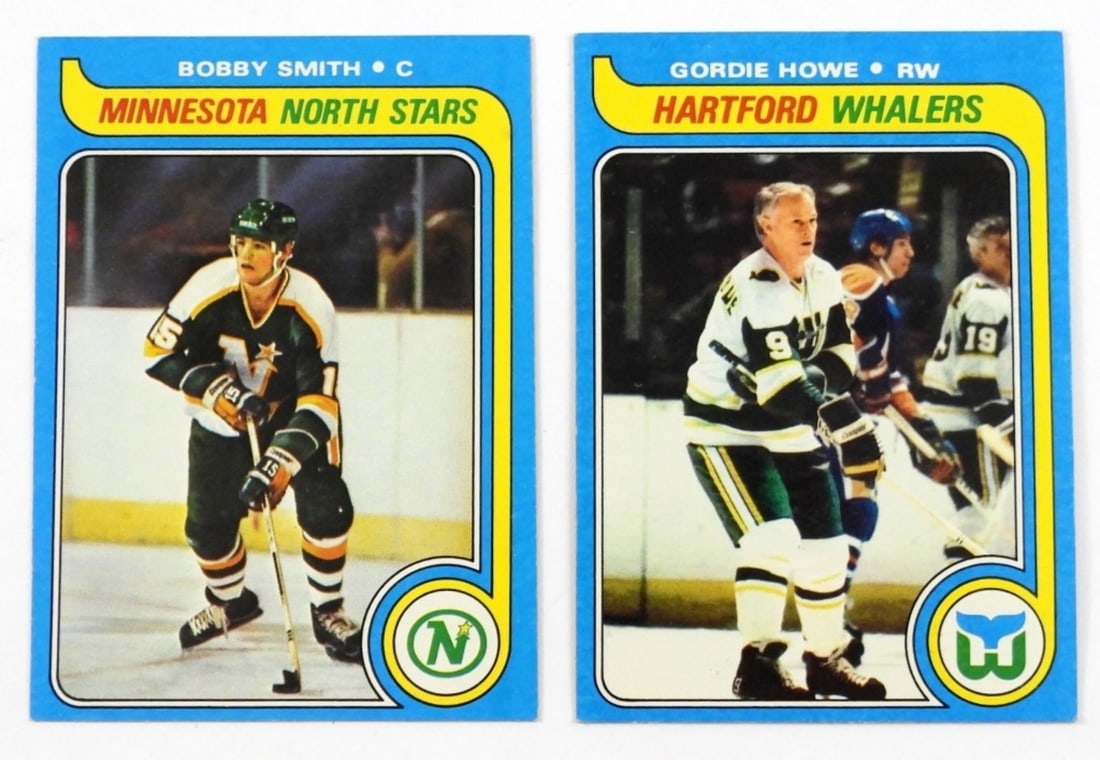 1979-80 TOPPS GORDIE HOWE & BOBBY SMITH: NICE EM