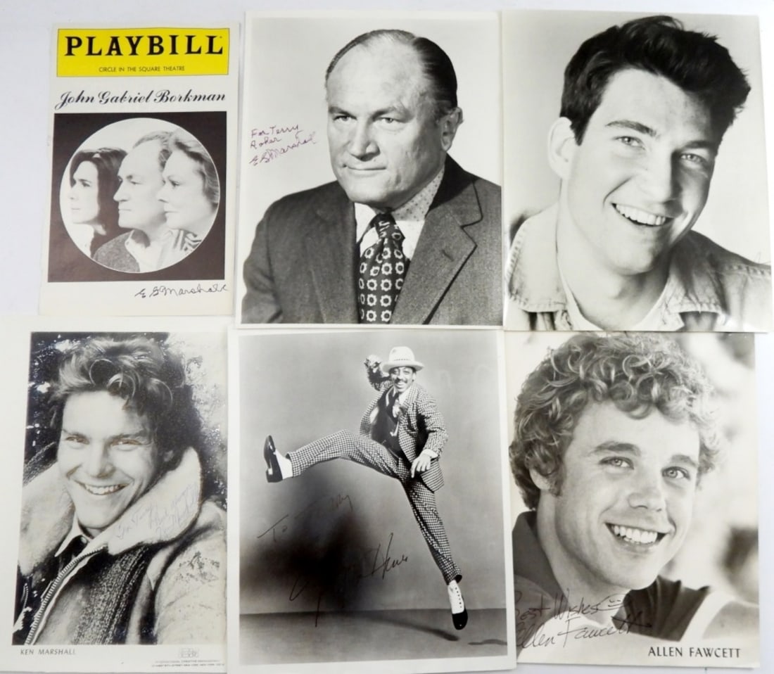 5 AUTOGRAPHED MALE ACTOR HEADSHOTS (1 of 4)