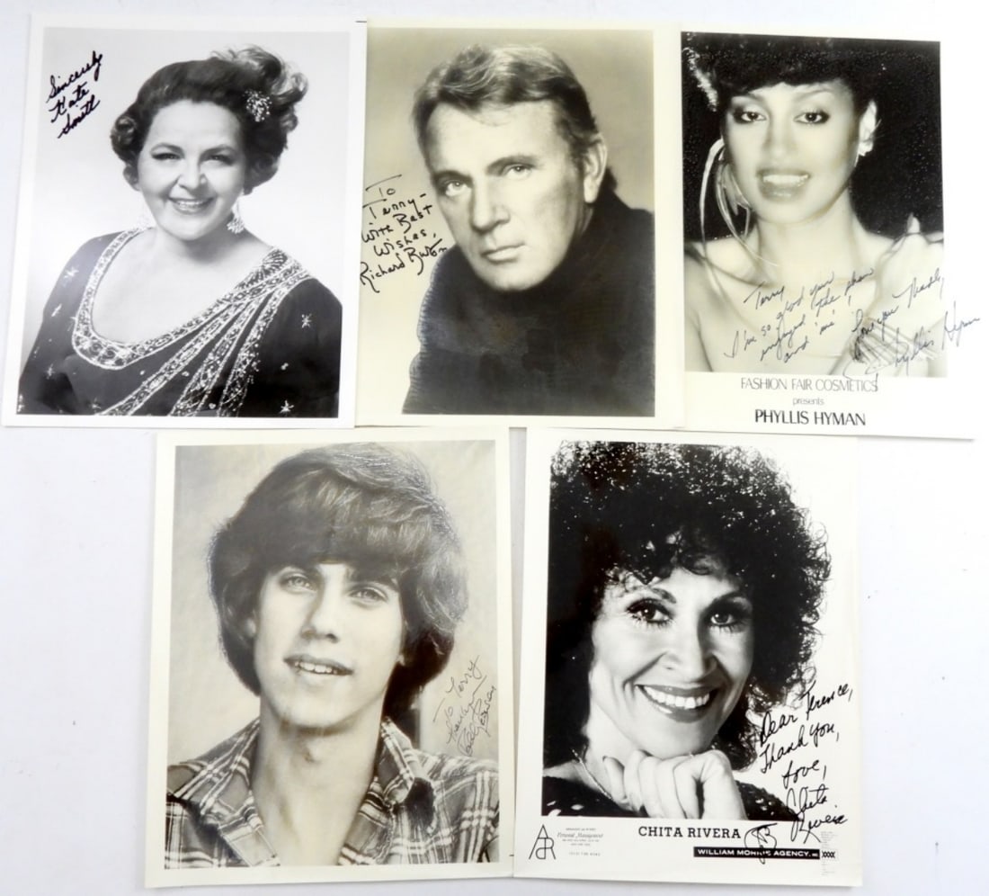 5 8X10 AUTOGRAPHED HEADSHOTS (1 of 4)