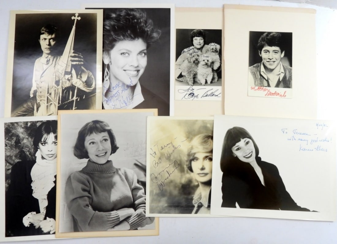 AUTOGRAPH 8X10 DAVID BOWIE & MORE (1 of 5)