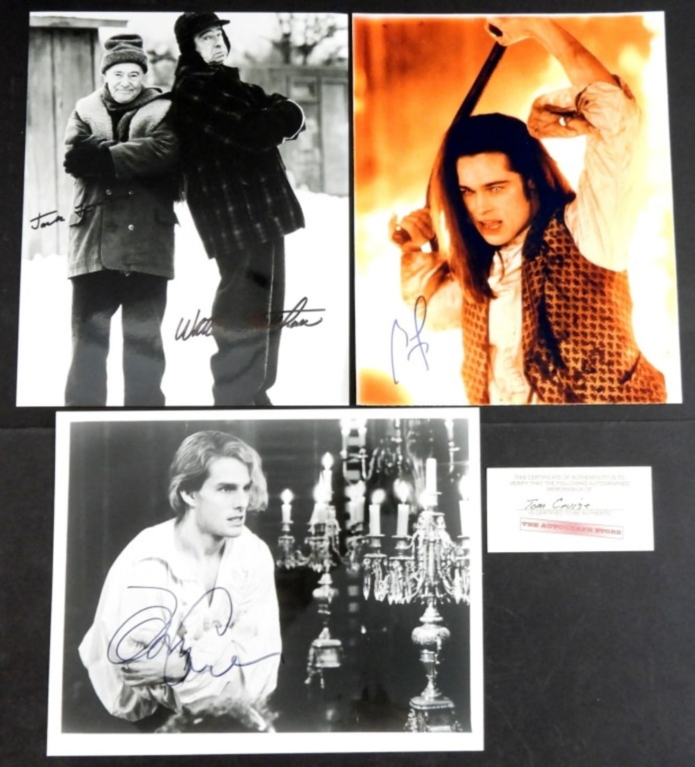 GRUMPY OLD MEN & INTERVIEW W A VAMPIRE AUTOGRAPHED (1 of 4)