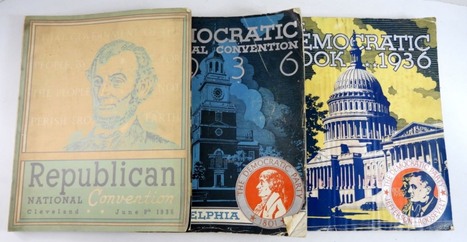 3 VINTAGE 1936 CONVENTION BOOKS (1 of 4)