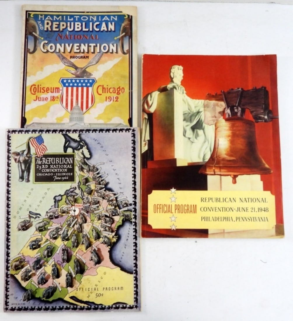 3  REPUBLICAN CONVENTION  PROGRAM BOOKS (1 of 5)