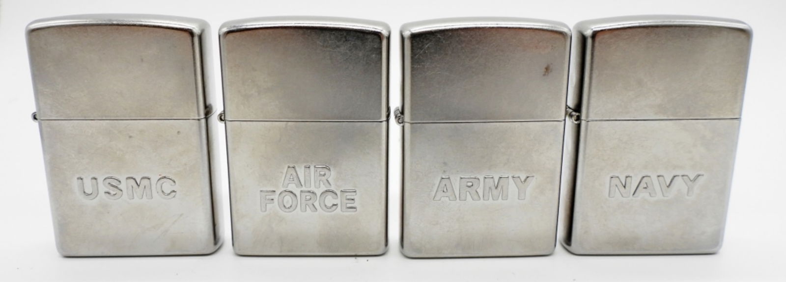(4) 2008 SEALED ZIPPO MILITARY BRANCH (1 of 3)