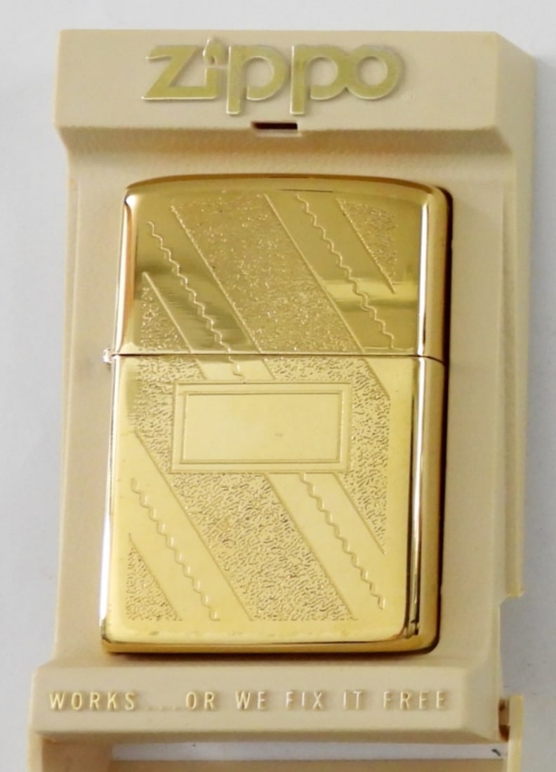 【ビンテージ】ZIPPO Contempo 1980's VINTAGE ZIPPO CONTEMPO BUTANE LIGHTER IN ORIGINAL BOX