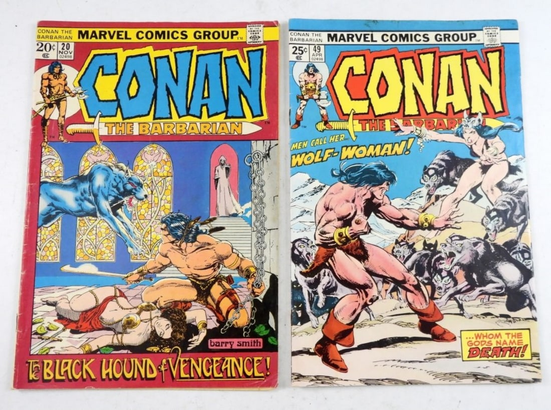 (2) VINTAGE MARVEL CONAN COMIC BOOKS (1 of 3)