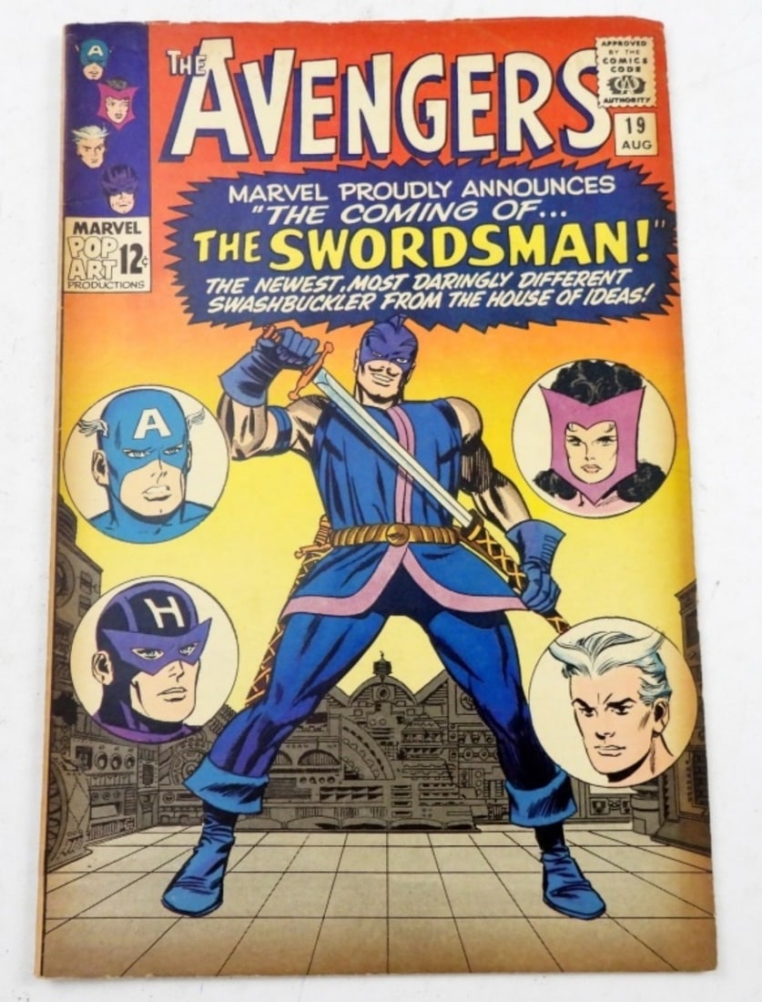 1965 AVENGERS #19 MARVEL COMIC (1 of 4)