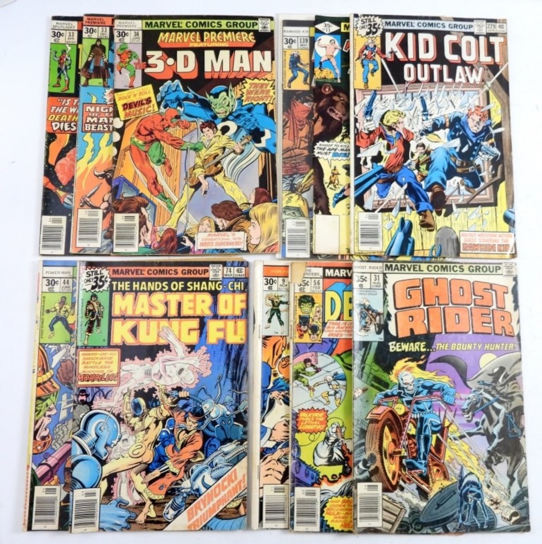 (11)1976-1979 VARIOUS MARVEL COMIC BOOKS (1 of 3)