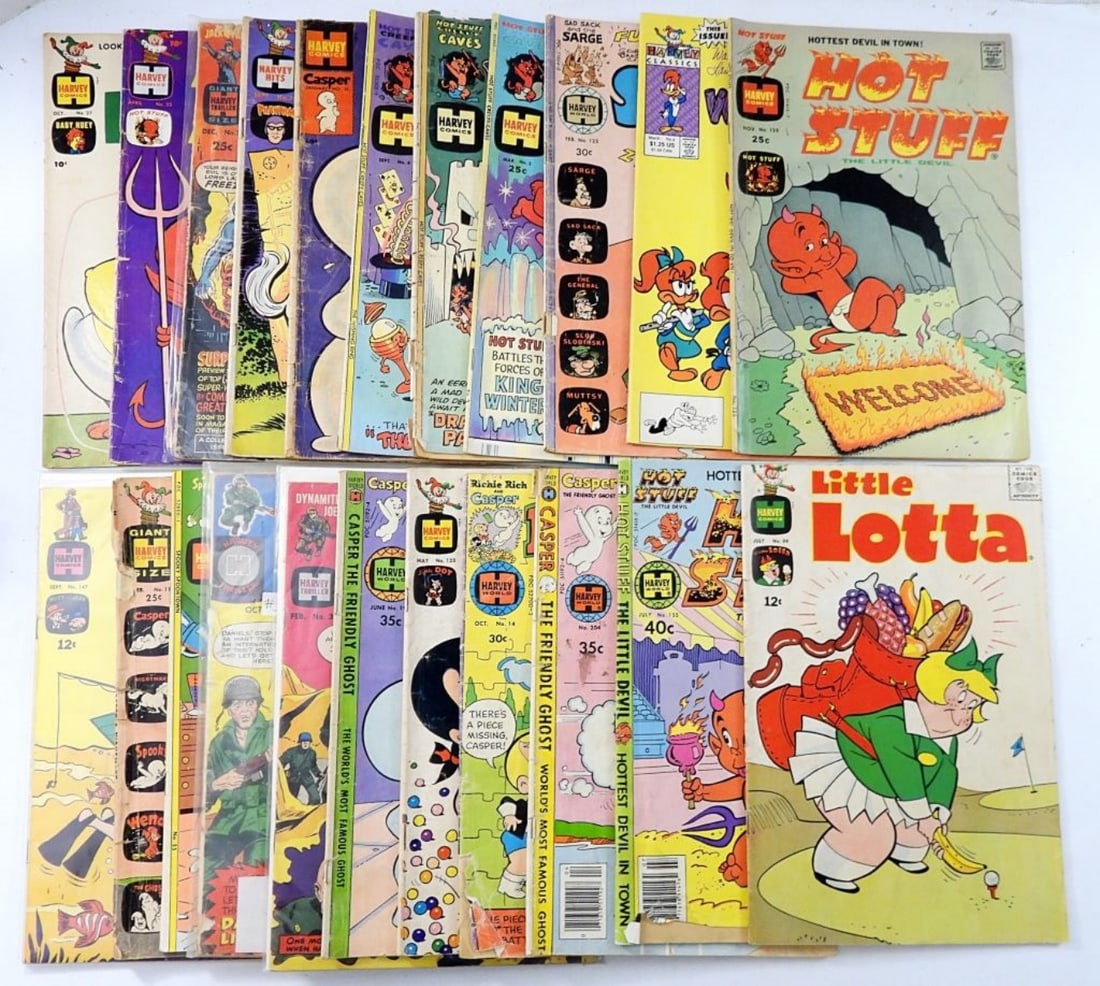 (22) HARVEY COMIC LOT - CASPER & MORE (1 of 3)
