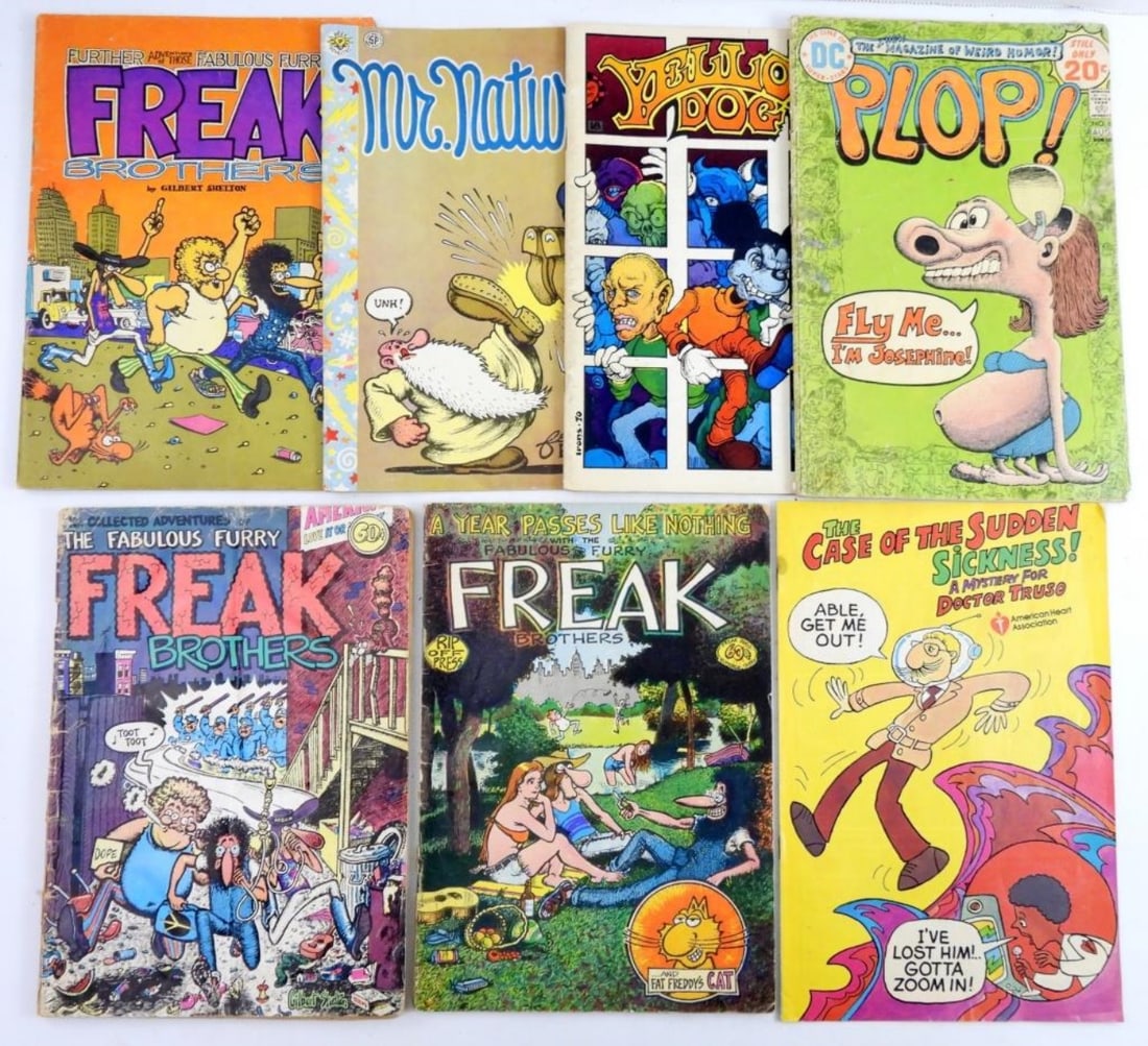 (7) FREAK, PLOP, YELLOW DOG - ODD ISSUES (1 of 4)