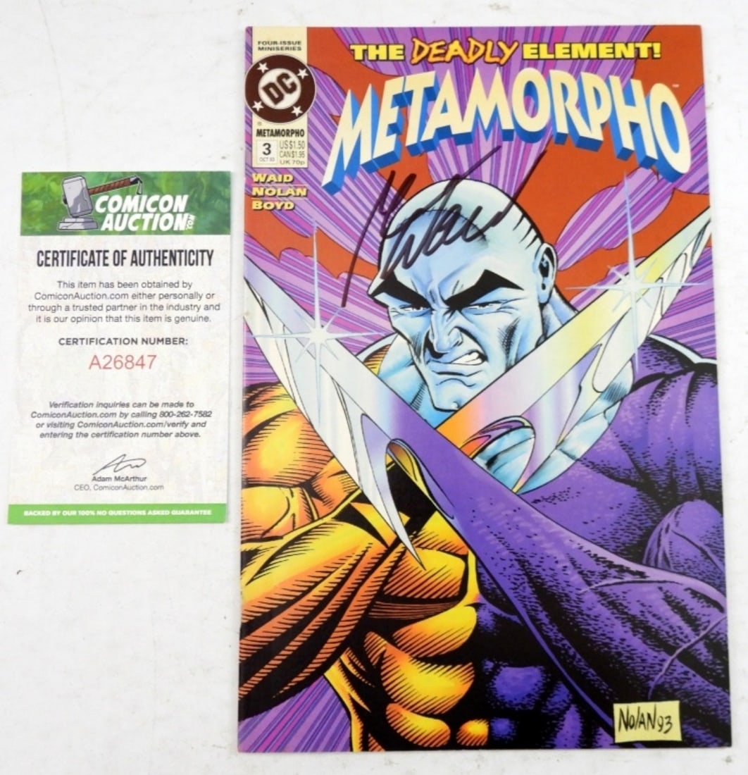 DC METAMORPHO OCT '93 #3 AUTOGRAPHED & COA (1 of 2)
