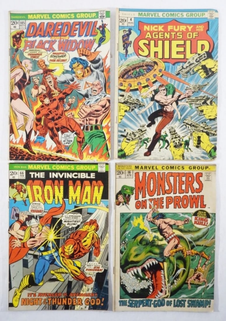 (4) MARVEL 20c COMICS - DAREDEVIL, (1 of 3)