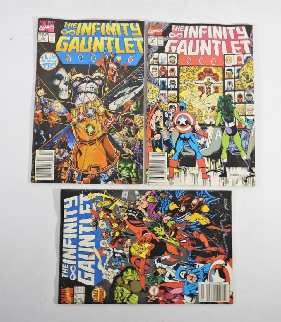 (3) MARVEL THE INFINITY GAUNTLET (1 of 3)