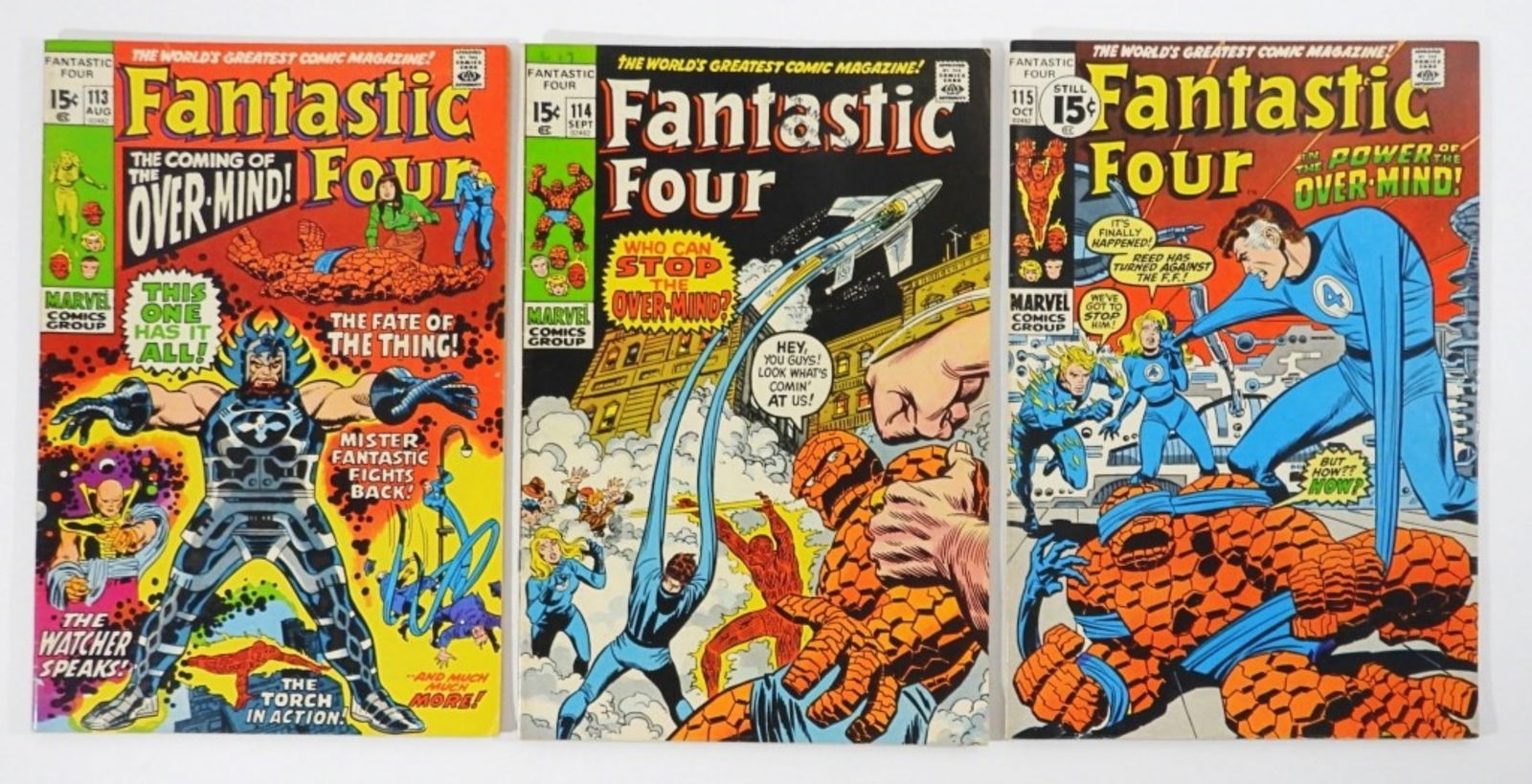 (3) '71 FANTASTIC FOUR #113, #114, #115 (1 of 3)