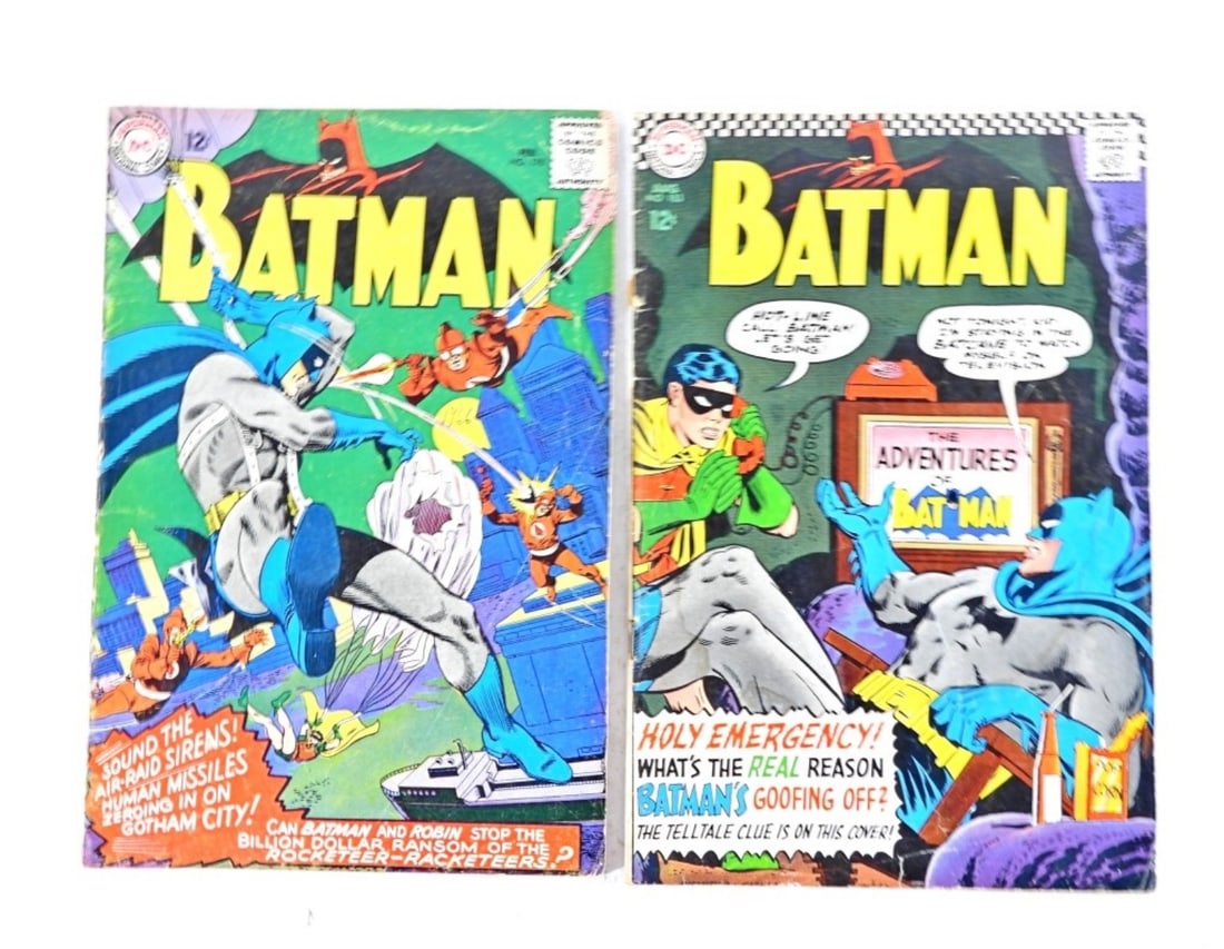 2CT VINTAGE 12c DC BATMAN COMICS (1 of 3)