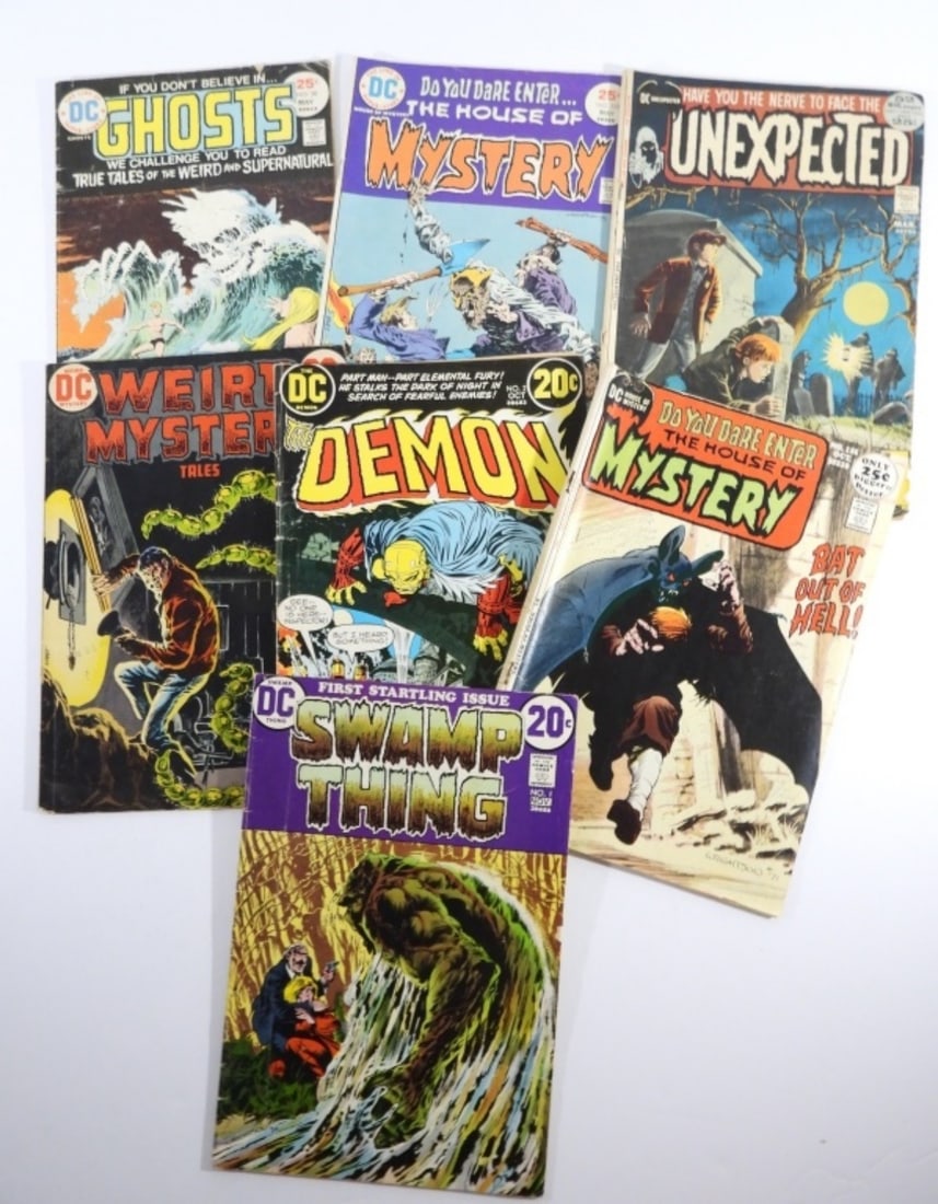 (7) DC COMIC MYSTERY, GHOST, SWAMP (1 of 6)
