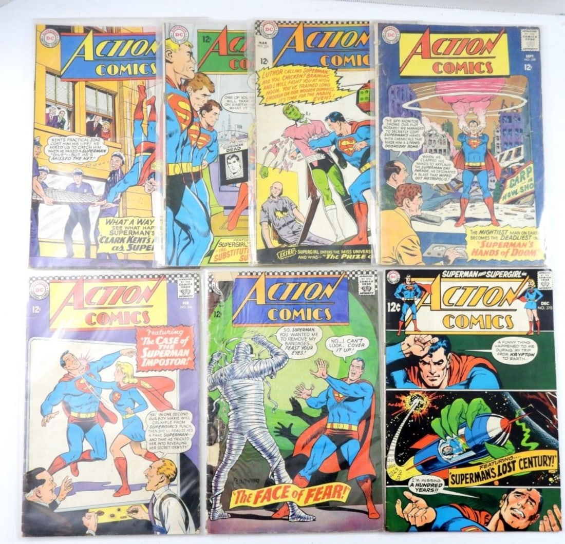 (7) ACTION COMICS LOT (1 of 2)