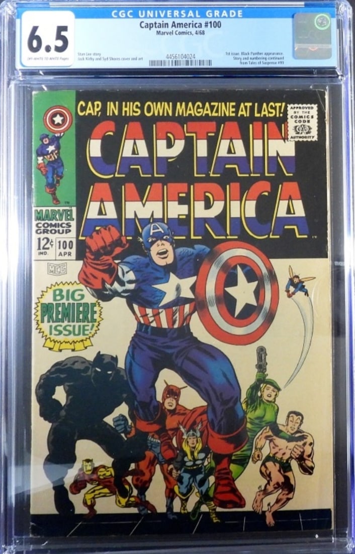 CAPTAIN AMERICA #100 MARVEL CGC 6.5 (1 of 3)