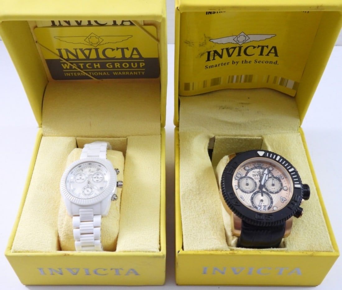 (2) INVICTA WATCHES: MEN's CHRONOGRAPH (1 of 3)