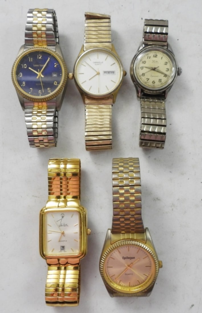(5) MENS WATCH LOT (1 of 2)