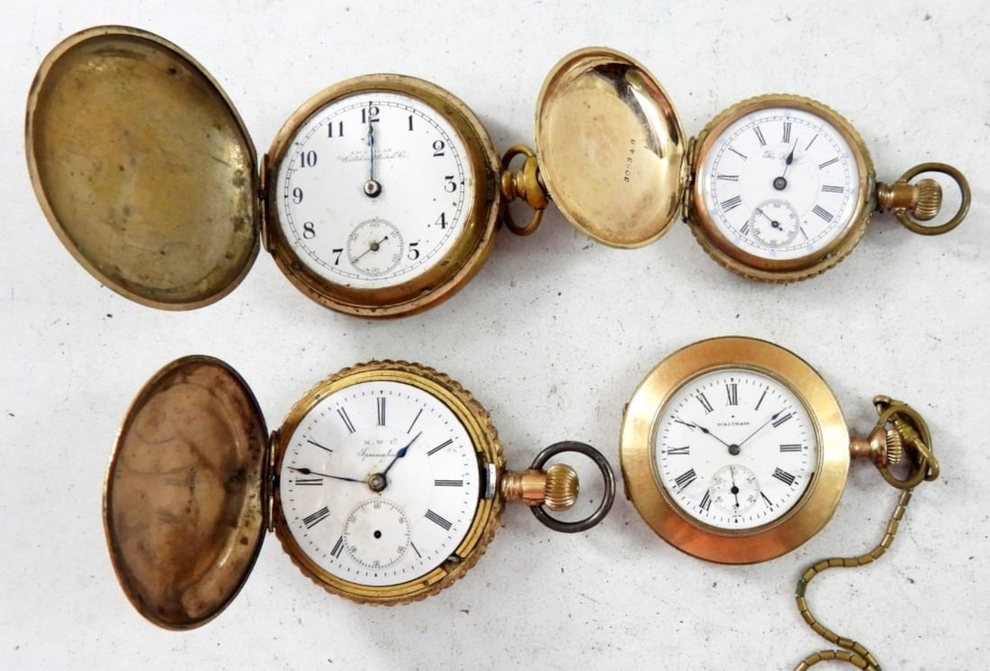 (4) POCKET WATCHES - PARTS / REPAIR (1 of 2)