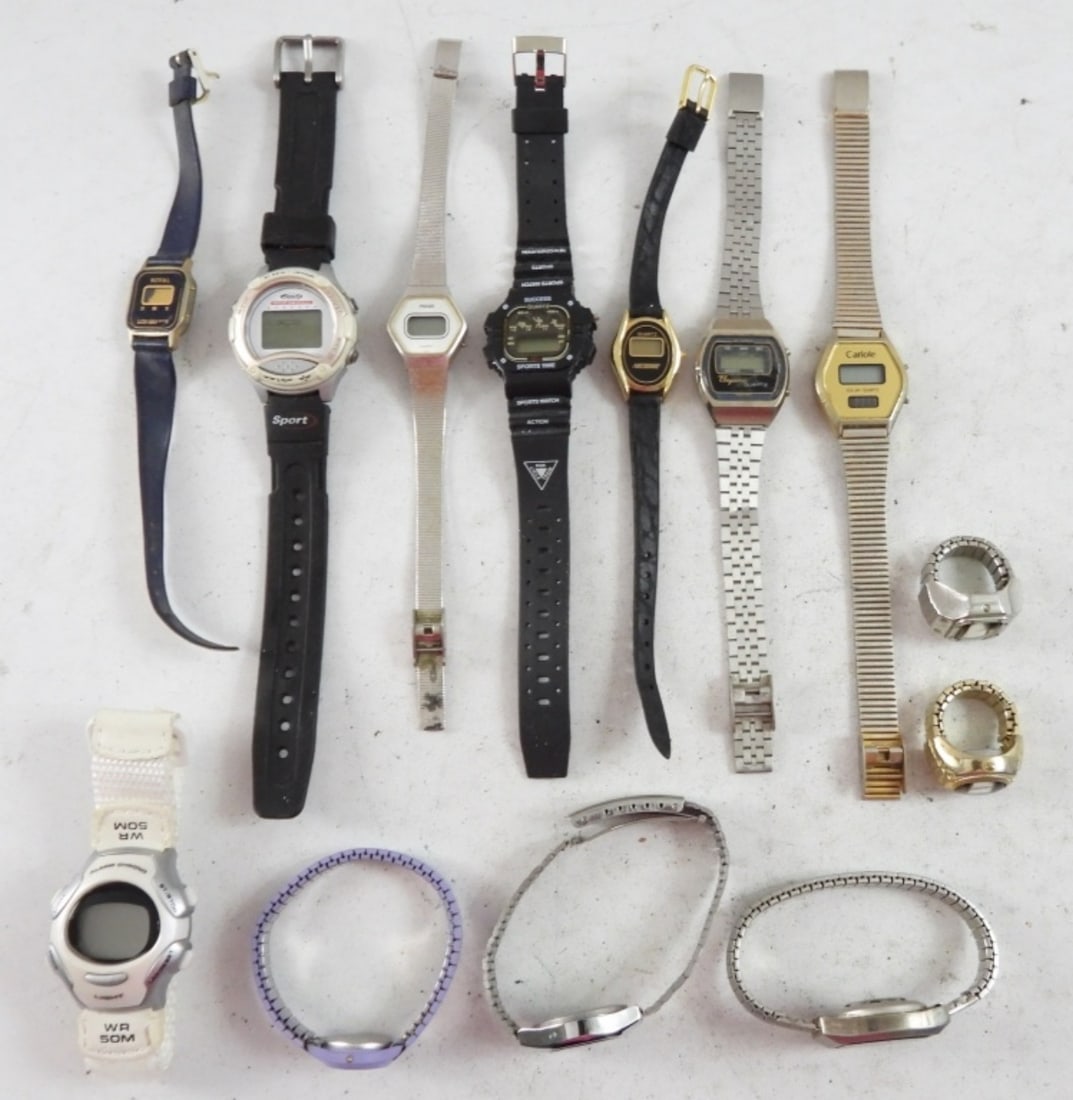 12 LADIES LCD WATCHES (1 of 3)