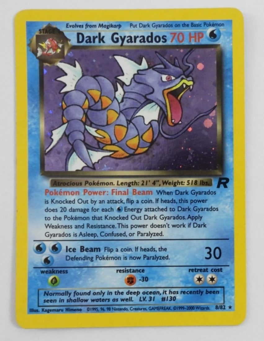 Team Rocket #25/82 Dark Gyarados (25): 1998NEAR MINT CONDITION