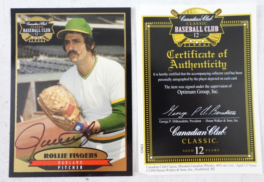 AUTO CANADIAN CLUB CARD - FINGERS (1 of 2)