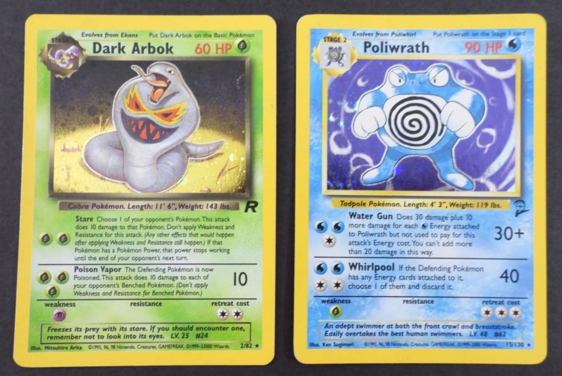 Team Rocket #02/82 Dark Arbok: WITH DARKARBOK BOTH IN NEAR MINT CONDITION