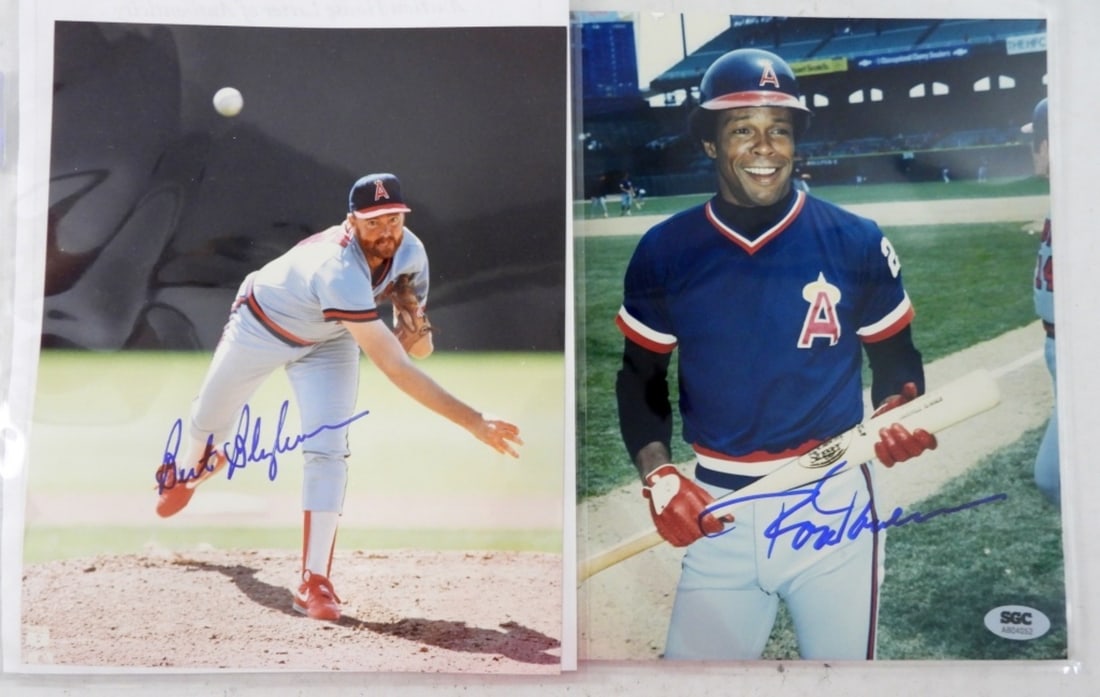 ANGELS ROD CAREW SIGNED 8X10 7 MORE (1 of 2)