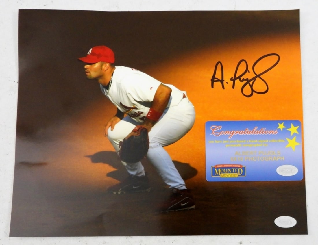 ST LOUIS CARDINALS ALBERT PUJOLS  w/COA (1 of 2)