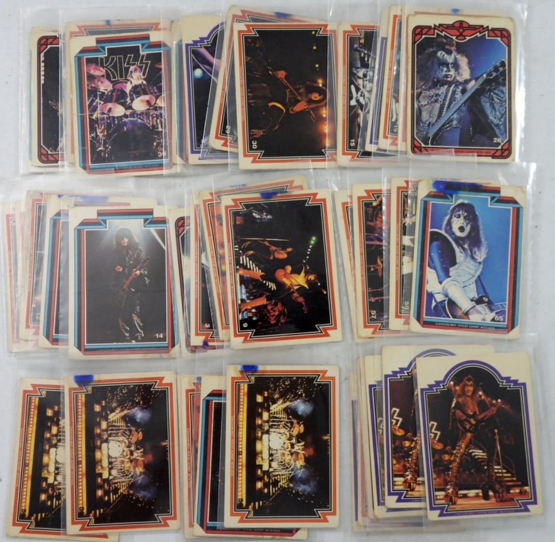 (39) 1978 KISS TRADING CARDS: 39- 1978 KISS TRADING CARDS. GOOD/VG VARIETY.