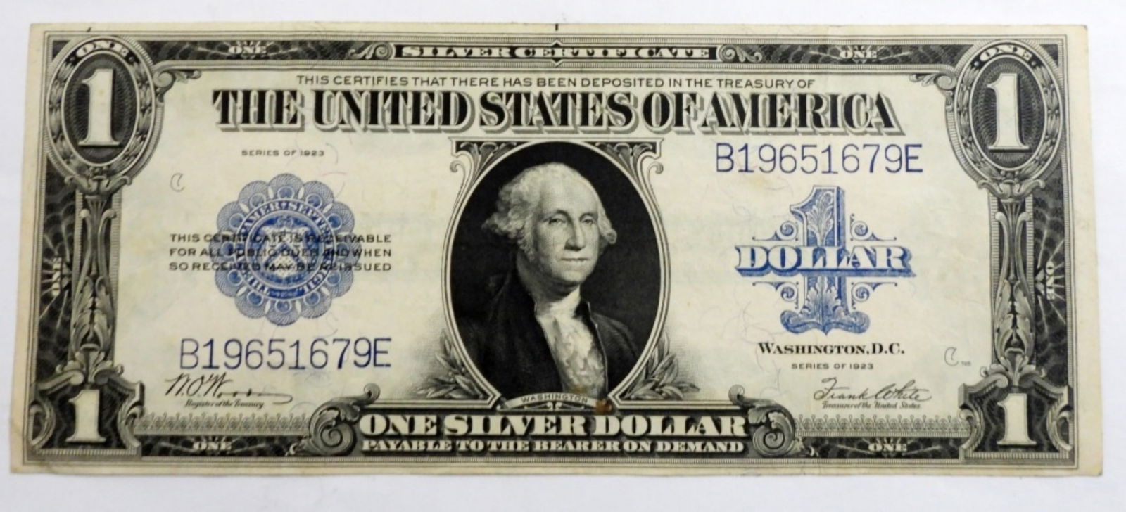 1923 $1 SILVER CERTIFICATE NICE XF/CIRC (1 of 2)