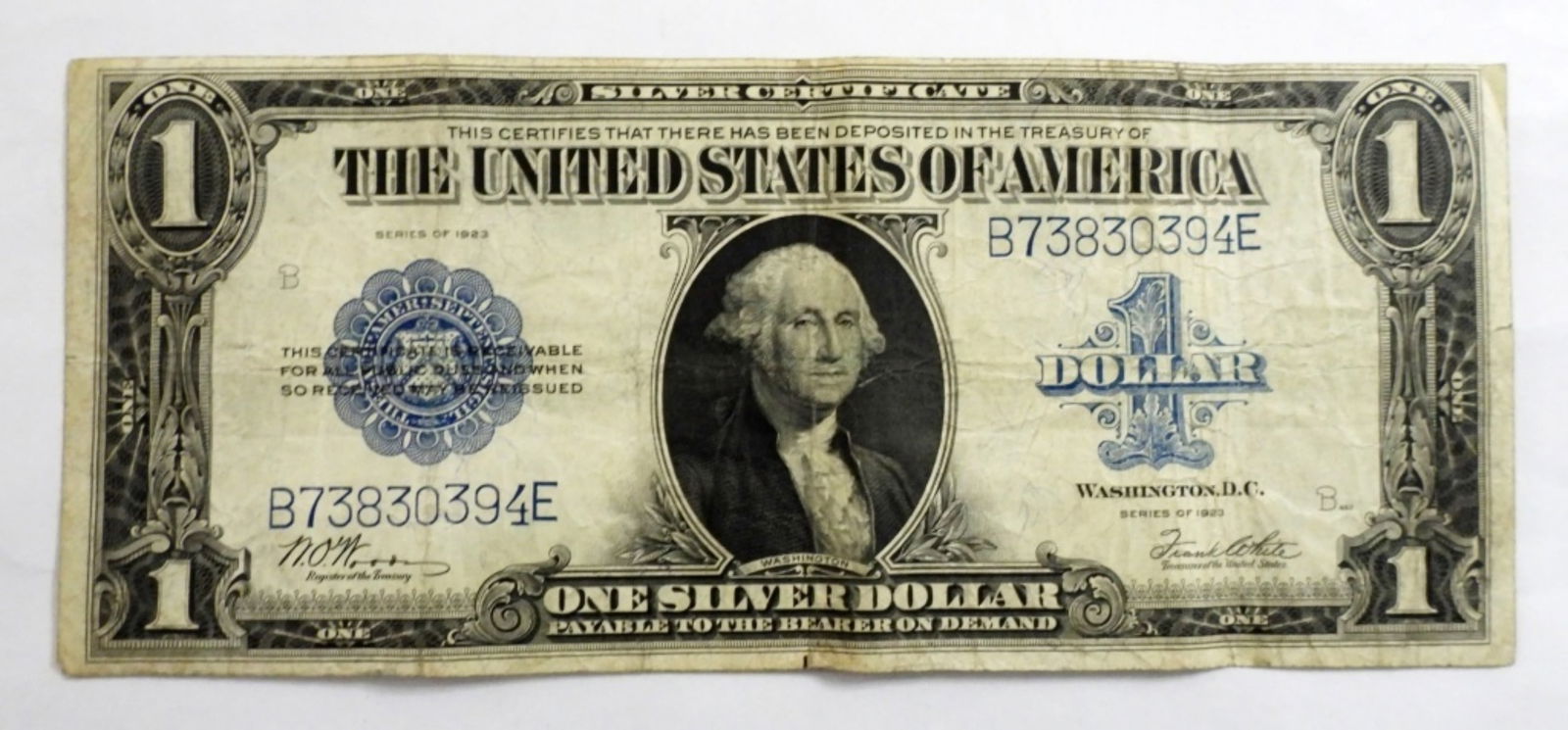 1923 $1 SILVER CERTIFICATE CIRC (1 of 2)