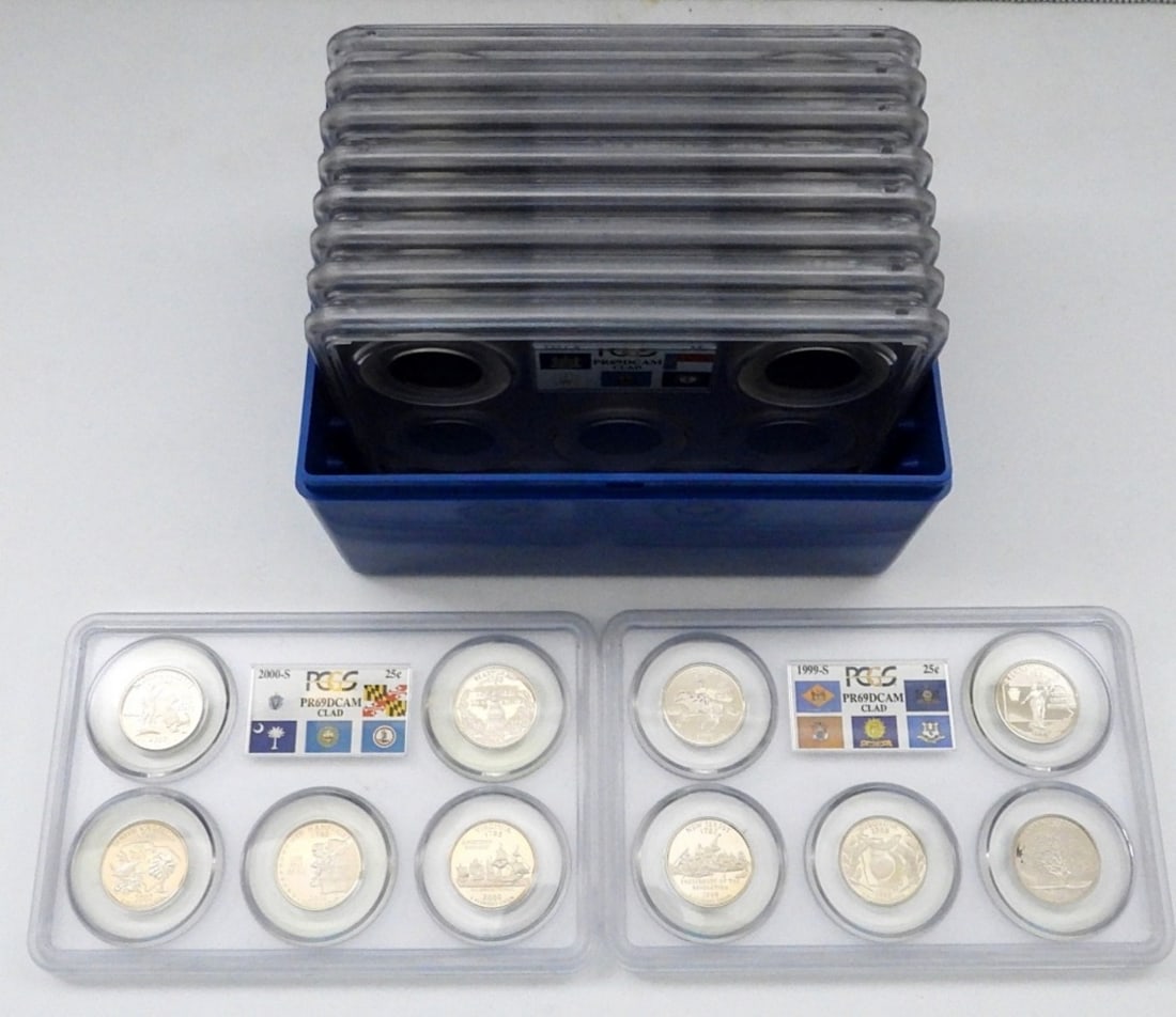 1999-2008-S STATE 25C SETS PCGS PR69DCAM (1 of 4)